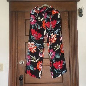 Floral Wide Leg Trouser